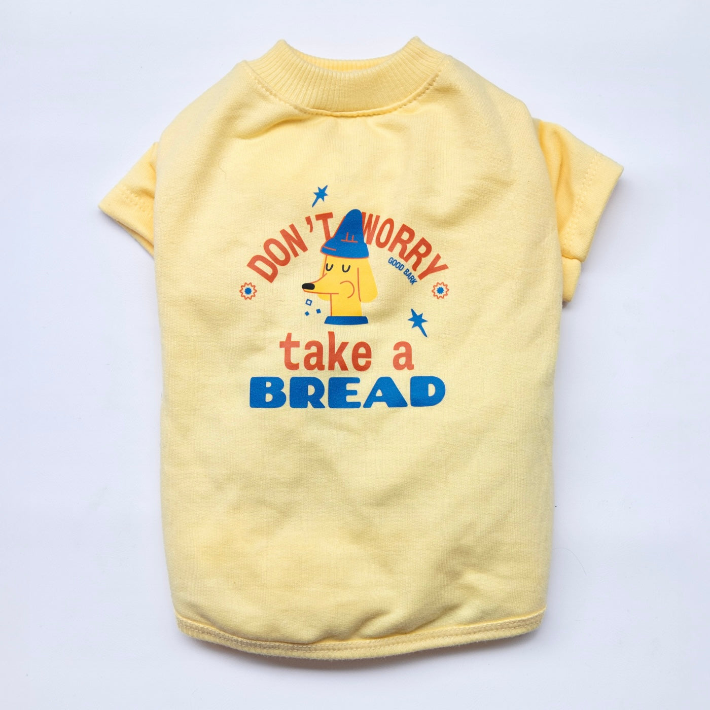 Camiseta manga corta para perros estampada take a bread - Good Bark