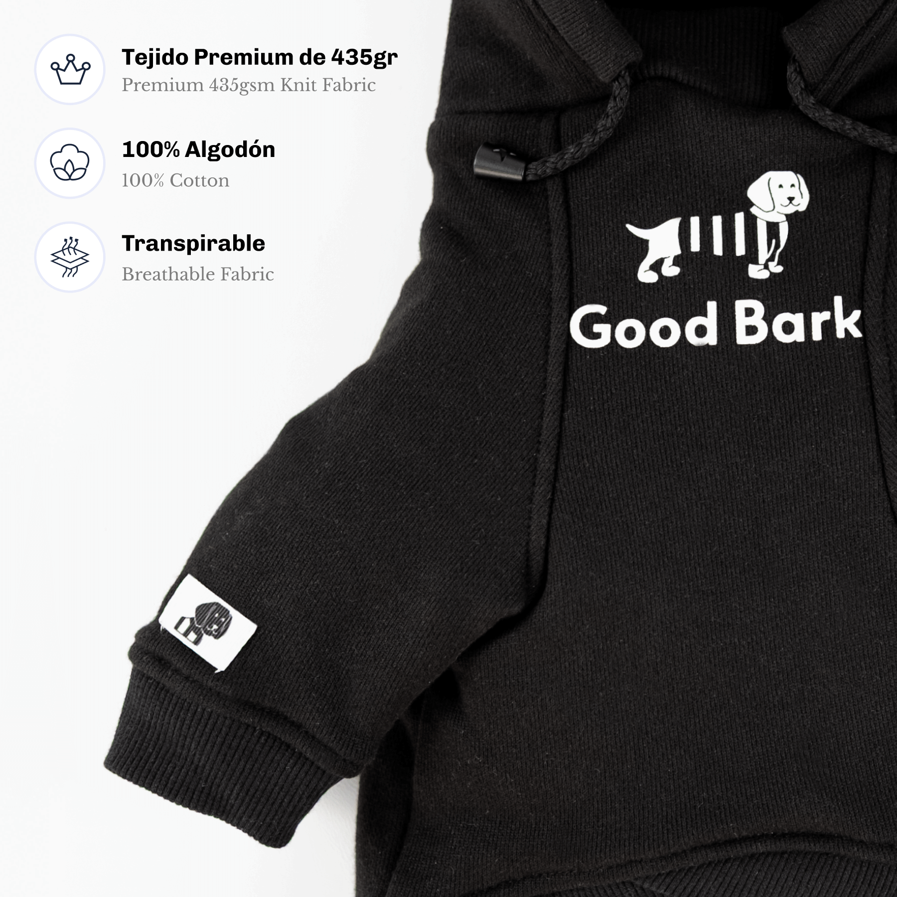 Buzo de alto gramaje 100% algodón- Good Bark