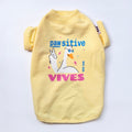 Camiseta manga corta para perro estampada pawsitive vives - Good Bark