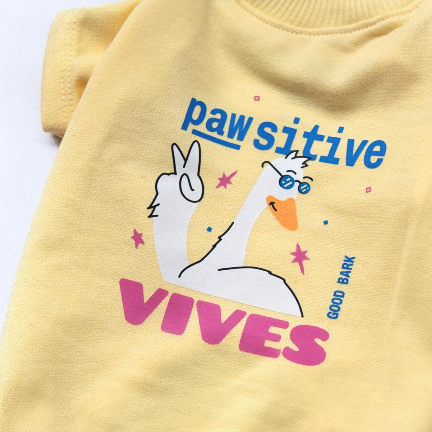 Camiseta manga corta para perros estampada pawsitive vives - Good Bark