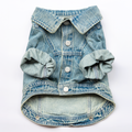 Chaqueta Denim 100% algodón con broches metalicos para perros - Good Bark