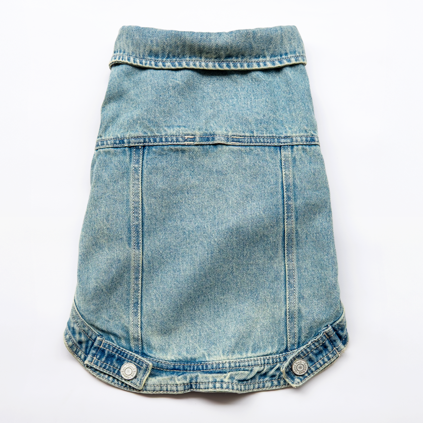 Chaqueta Denim 100% algodón con broches metalicos para perros - Good Bark