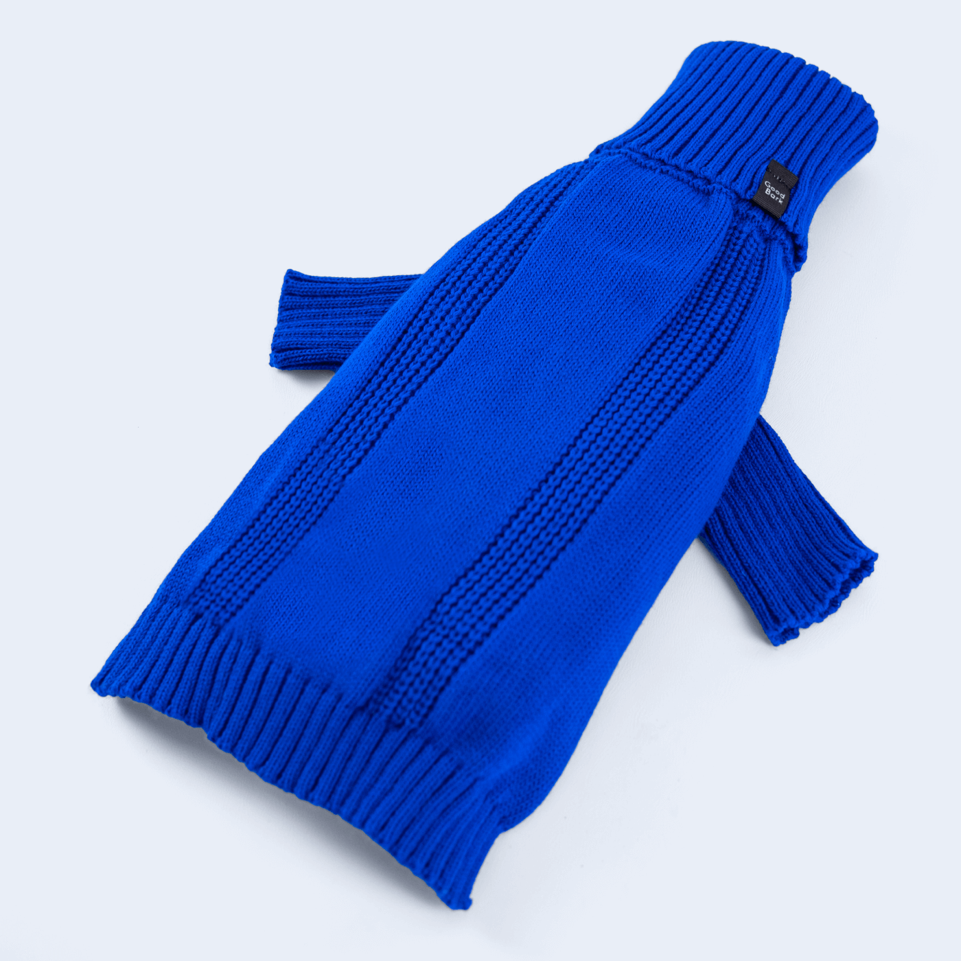 Suéter tejido azul para perros - Good Bark