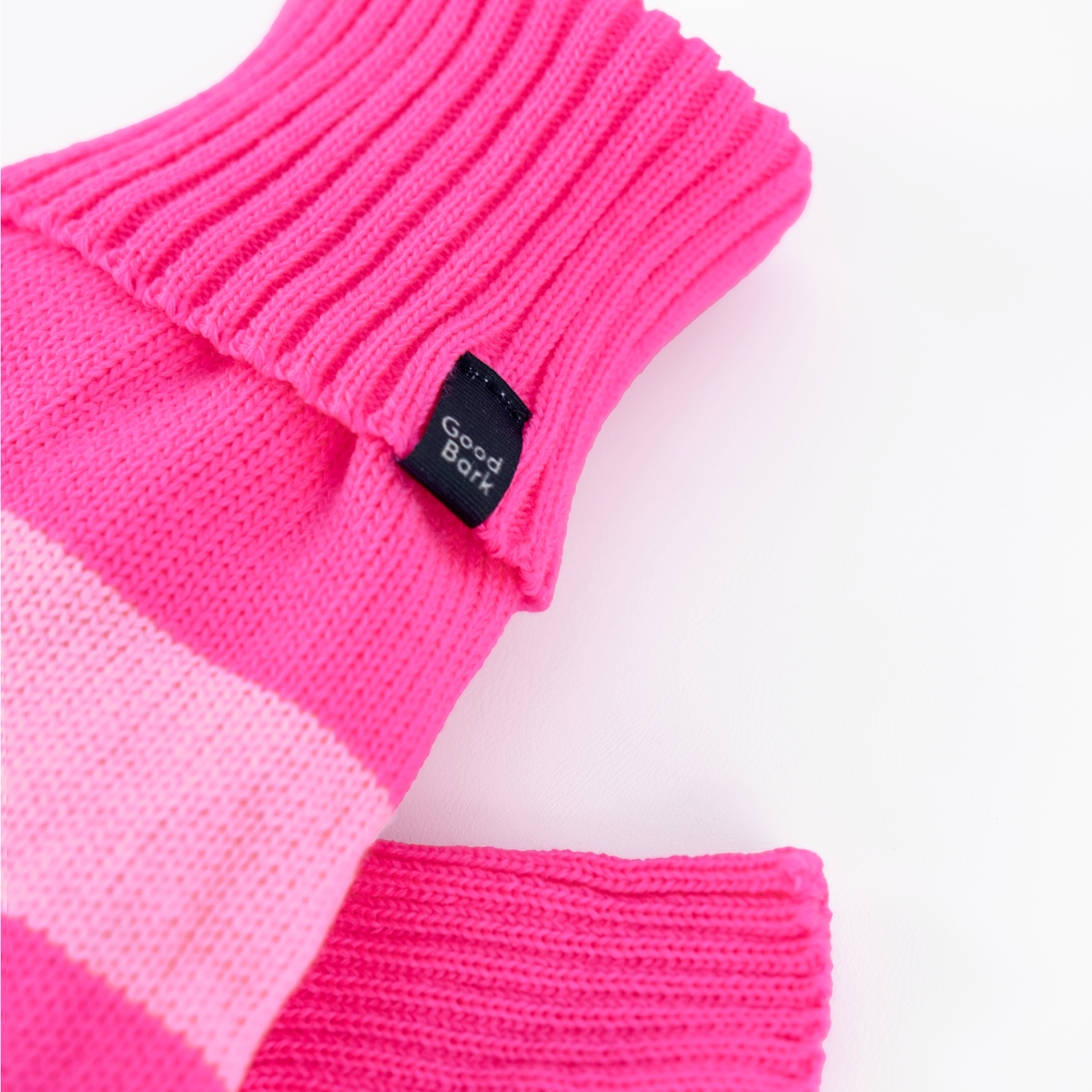 Suéter tejido fucsia y rosado - Good Bark
