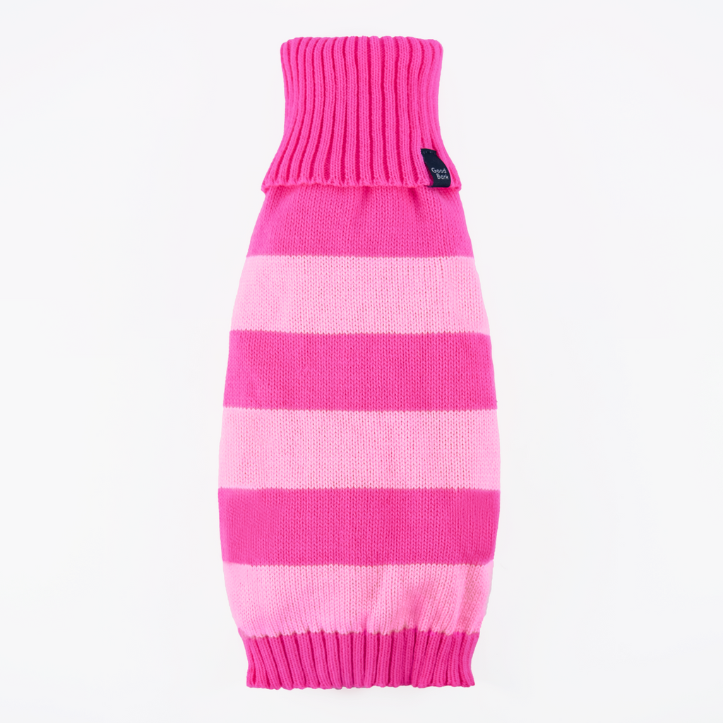 Suéter tejido fucsia y rosado - Good Bark